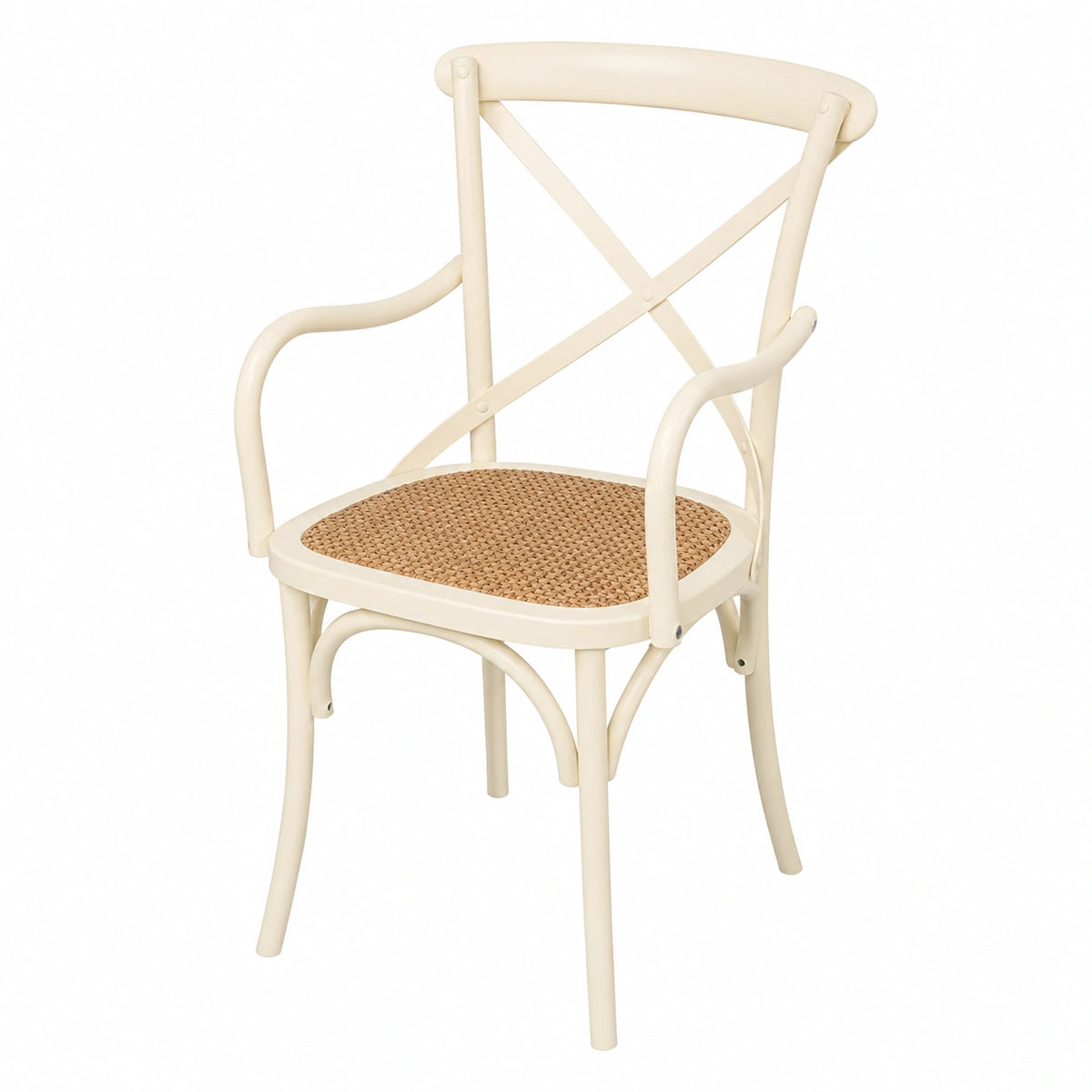 Esszimmerstühle – 89 × 43 × 50 cm, Landhausstil, aus Rattan und Holz - zorexan