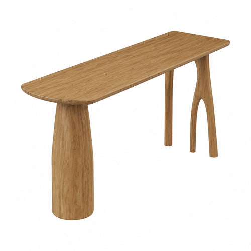 Bartisch – 200,7 cm, skandinavischer Stil, aus Massivholz und Kiefernholz, für Esszimmer und Küche - zorexan