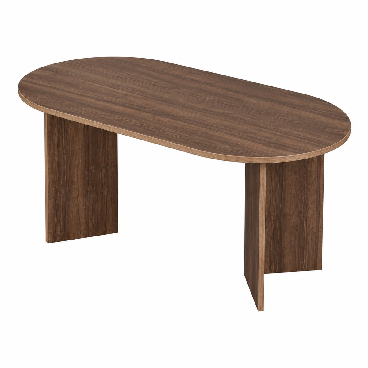Esstisch – 180 × 90 × 75 cm, moderner Stil, Walnuss - zorexan