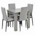 Esstisch – mit 4 Stühlen, 75 × 75 cm, für Esszimmer und Küche - zorexan