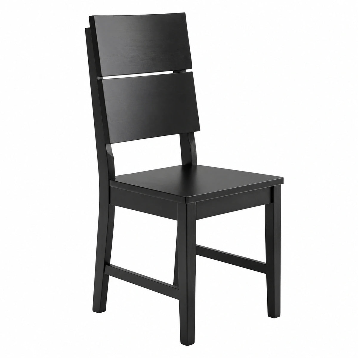 Stuhl – moderner Stil, aus Massivholz, Schwarz - zorexan