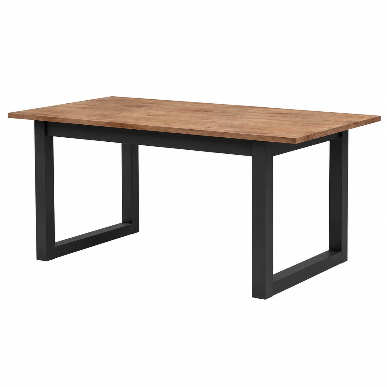Esstisch – 120 × 75 × 80 cm, Industriestil, ausziehbar, Anthrazit, für Esszimmer - zorexan