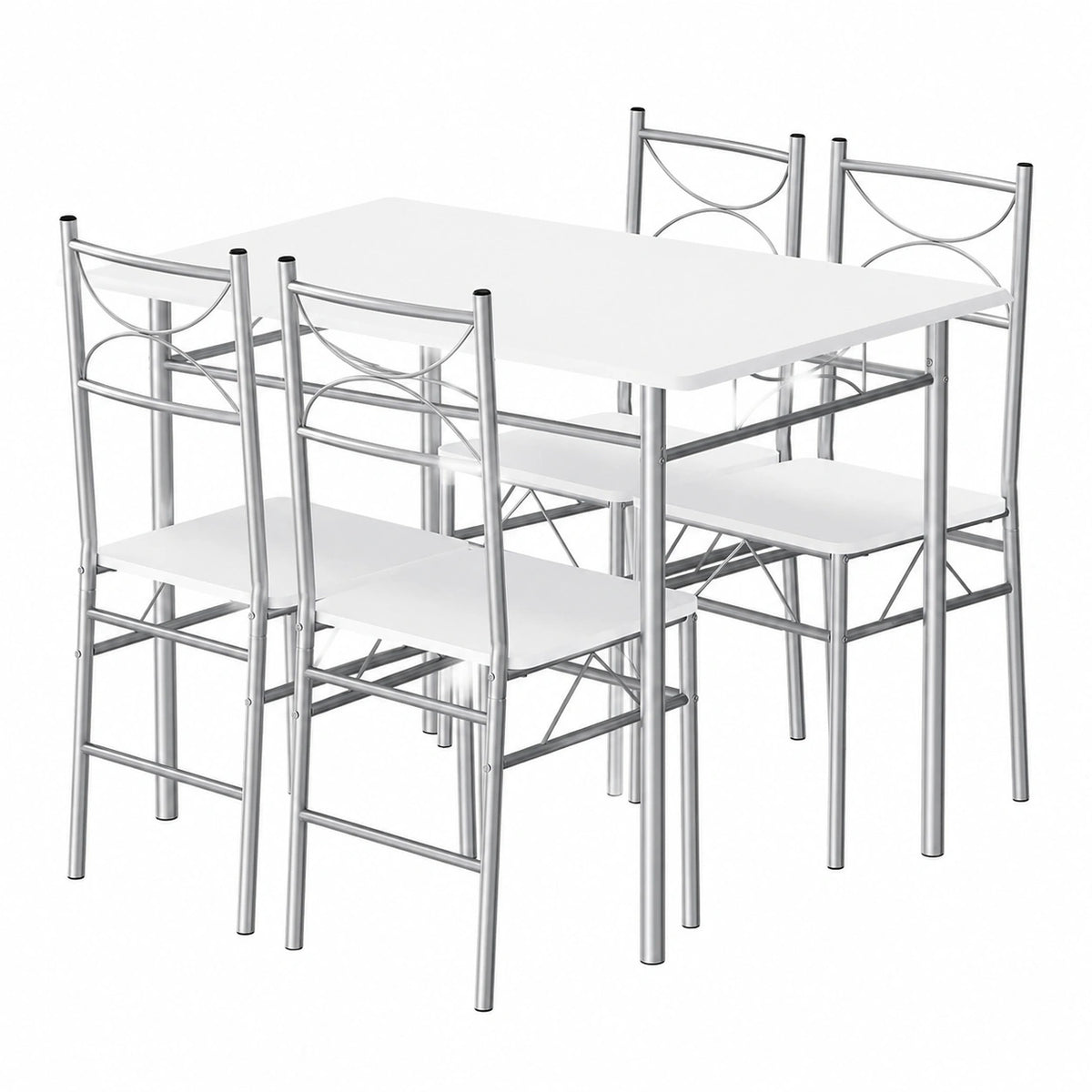 Esstisch – 4er-Set, für Esszimmer und Küche - zorexan